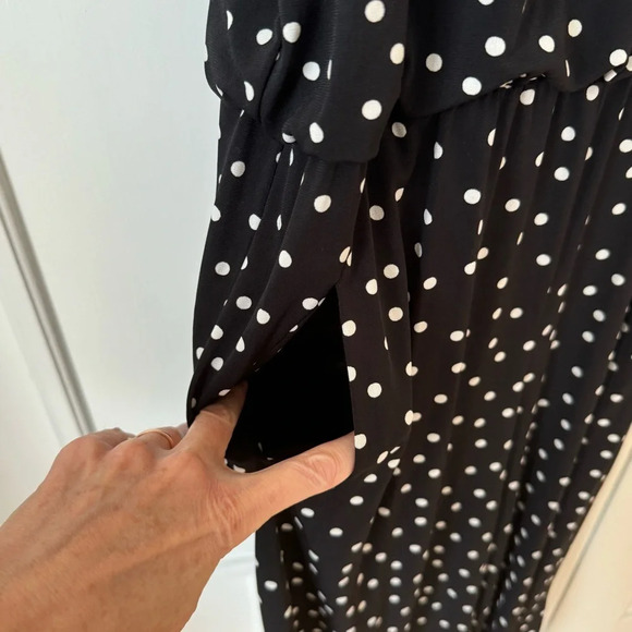 London Times Polka Dot Jumpsuit romper excellent condition size 12 comfortable - Picture 7 of 13